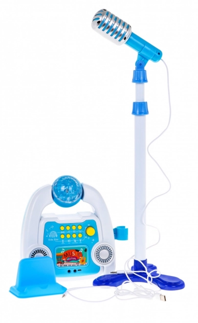 Set karaoke multifunzione per bambini 5+ con microfono e amplificatore, suoni e luci