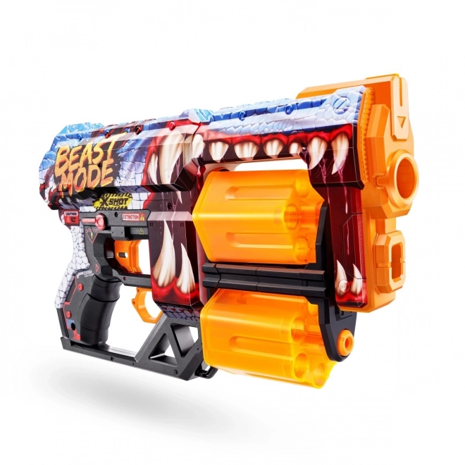 Lancia X-Shot Skins Dread Boom Con 12 Dardi - Motivo Beast