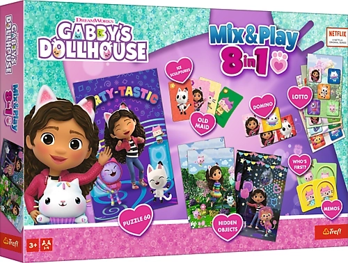 Set di giochi 8 in 1 – LA CASA DELLE BAMBOLE DI GABBY