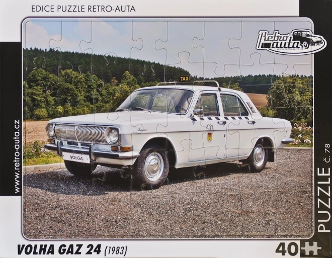 Puzzle Retro-Auta Volha GAZ 24