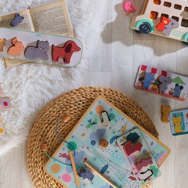 Set di giochi con animali per i più piccoli 4 in 1 Vilac