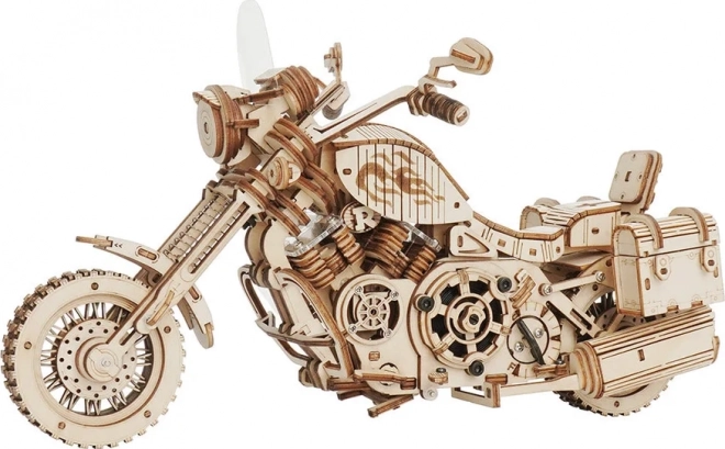 Puzzle 3D in Legno Cruiser Motorcycle 420 Pezzi