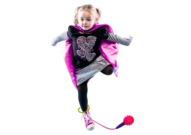 Salta Skipper Hula Hoop alla Caviglia Rosa con LED