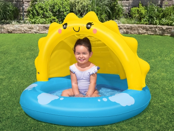 Piscina gonfiabile con tettoia sole Bestway