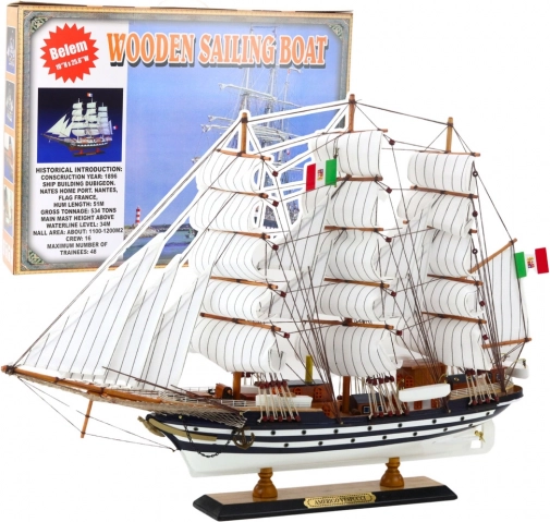 Modello Decorativo Veliero Amerigo Vespucci 64x46cm