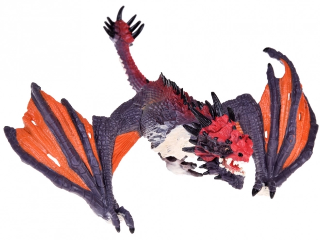 Figura di Drago Grigio-Arancione 21 cm