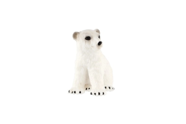 Cucciolo di Orso Polare Zooted Plastica 4cm