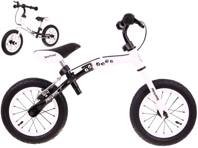 Bicicletta senza pedali Boomerang SporTrike bianco