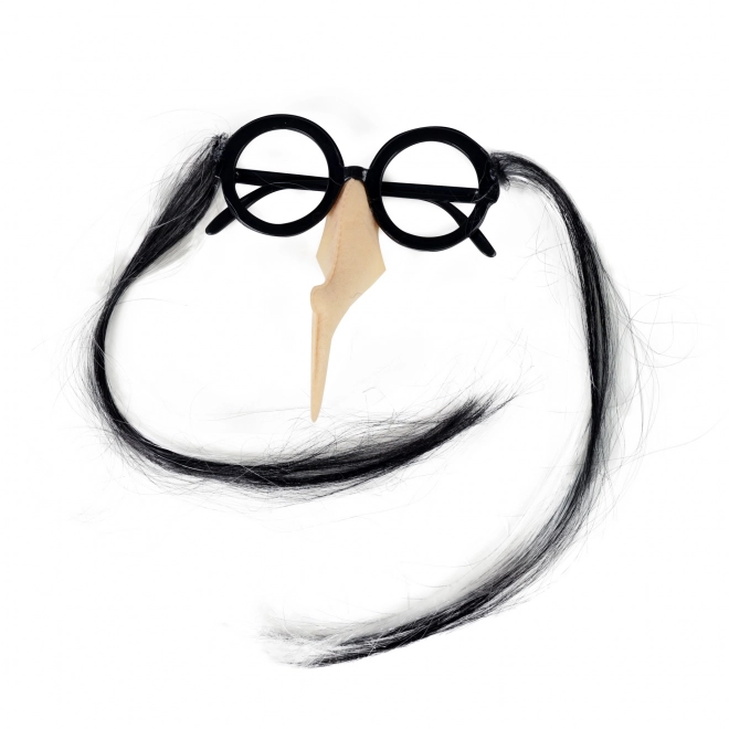 Occhiali da strega con naso