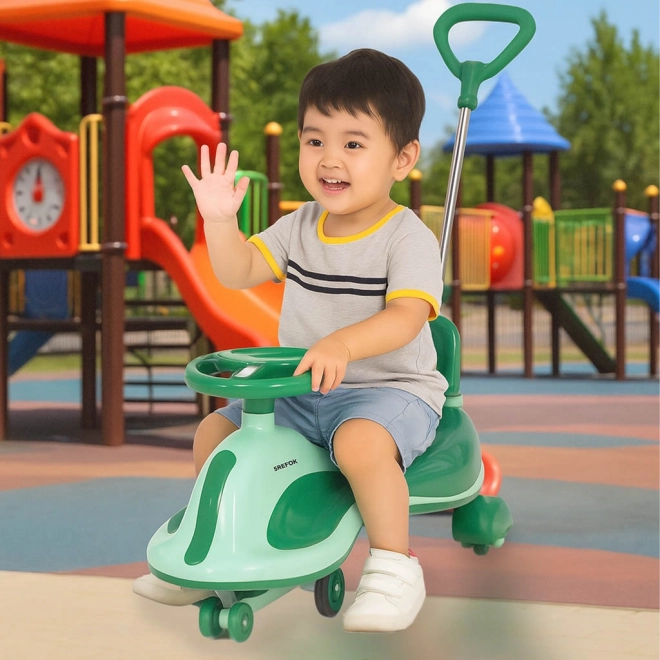Giocattolo cavalcabile verde Swing Fix per bambini