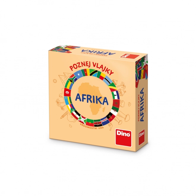 Gioco educativo bandiere dell'Africa