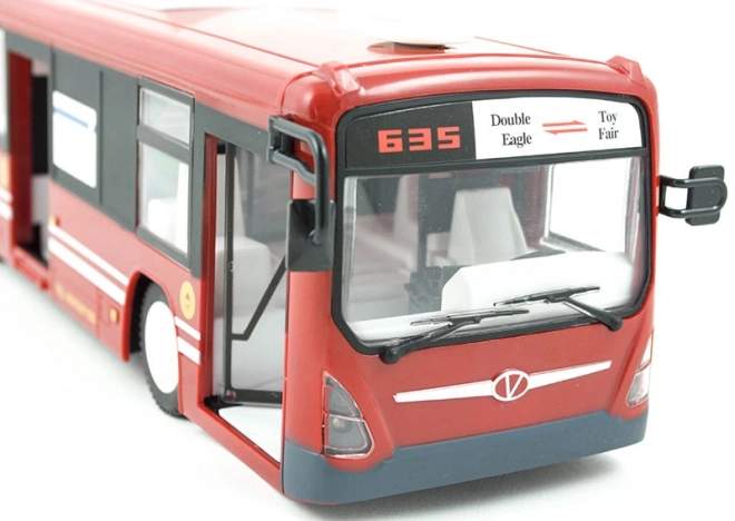 Autobus telecomandato per bambini 6+ rosso 1:20 con suoni e luci