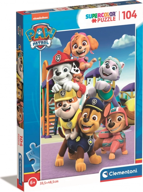 Puzzle SuperColor PAW Patrol 104 pezzi