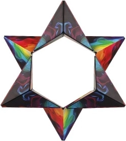 Cubo arcobaleno magnetico rompicapo
