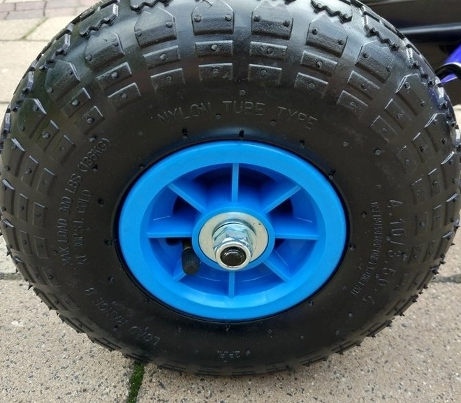 Kart a pedali + Pneumatici gonfiabili + Sedile regolabile – Blu