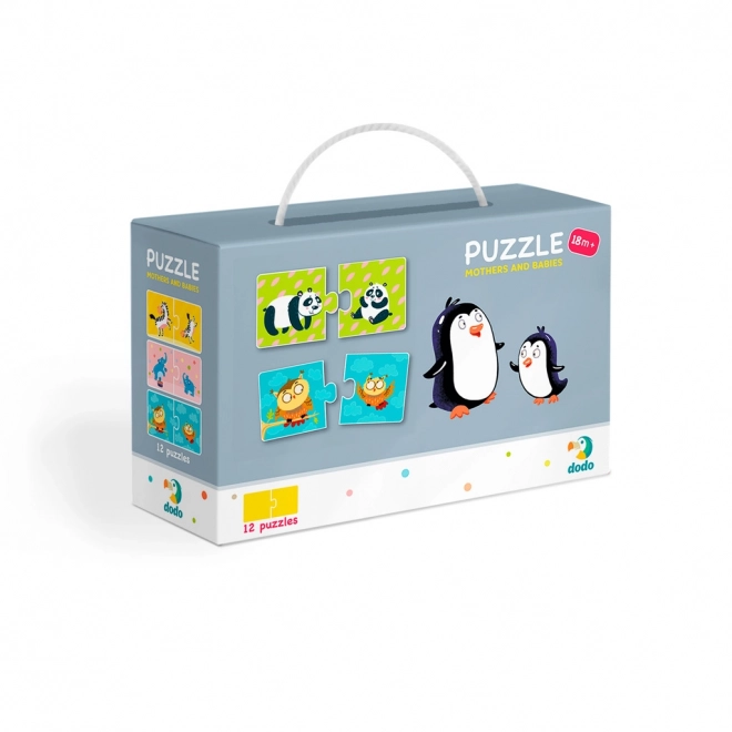Puzzle Duo Mamme e bambini -12x2 pezzi