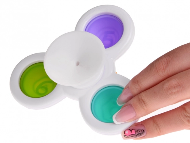 Giocattolo Sensoriale Fidget Spinner con Ventosa