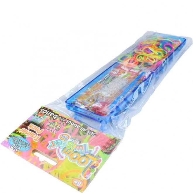 Loom set con 200 elastici colorati