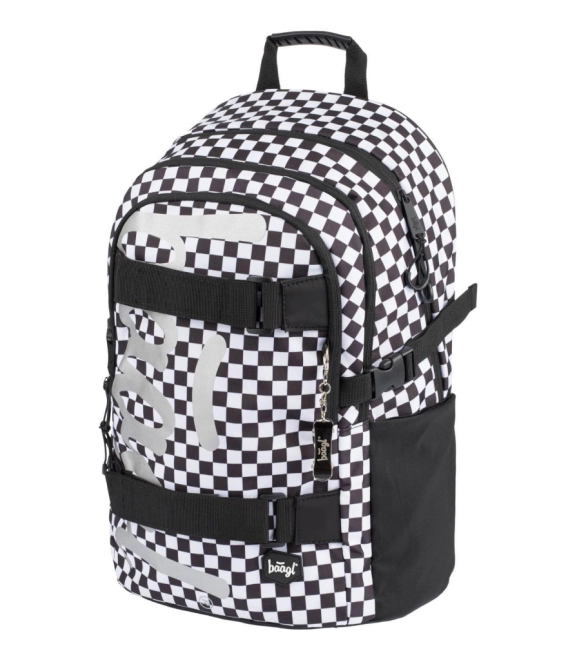 Zaino ergonomico con 3 scomparti e tasca per notebook da 15