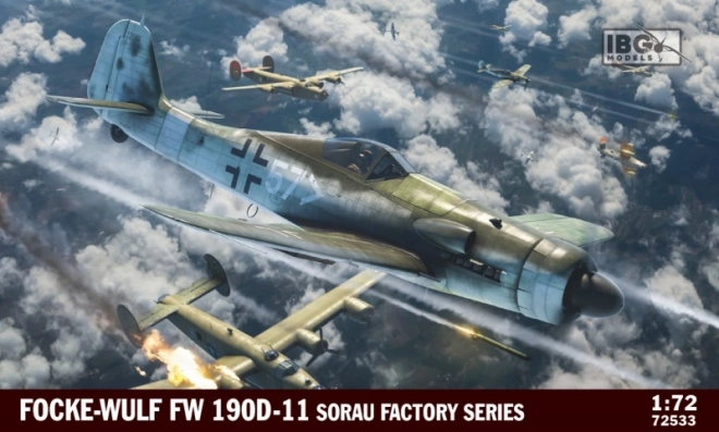 Modello plastico Fw 190 D11 Sorau Factory 1/72