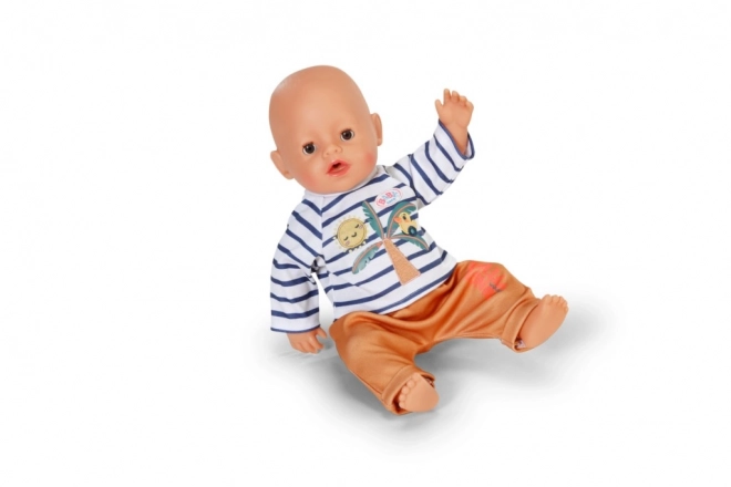 ABBIGLIAMENTO BABY born per bambole 43 cm con motivo di palma