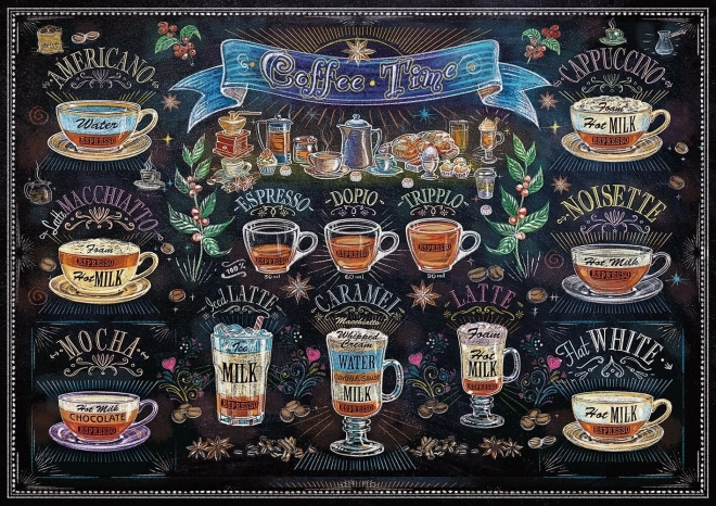 Puzzle momento del caffè 1000 pezzi