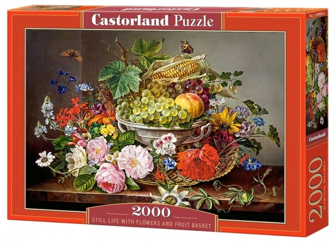 Puzzle Castorland Natura morta con fiori e frutti