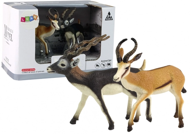 Set di 2 Figurine Antilope con Cucciolo