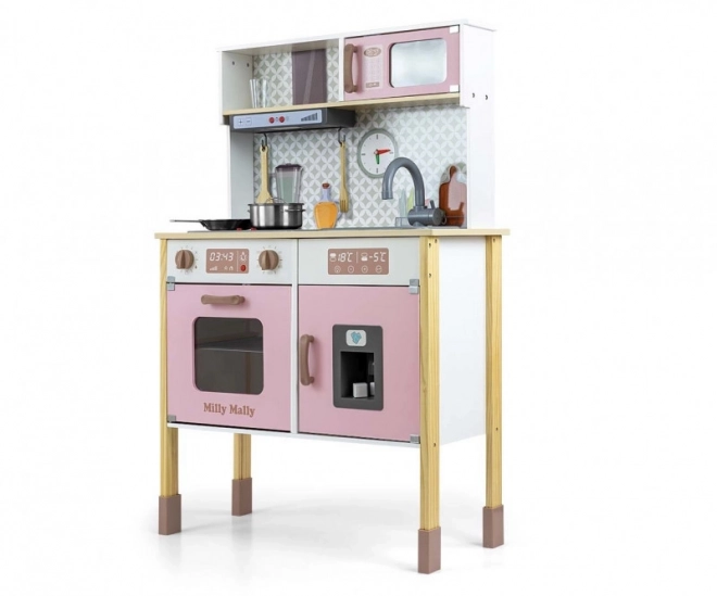 Cucina in legno Bjorn Rosa