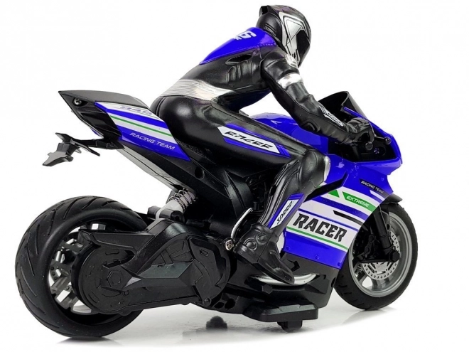 Motocicletta da Corsa Telecomandata Blu