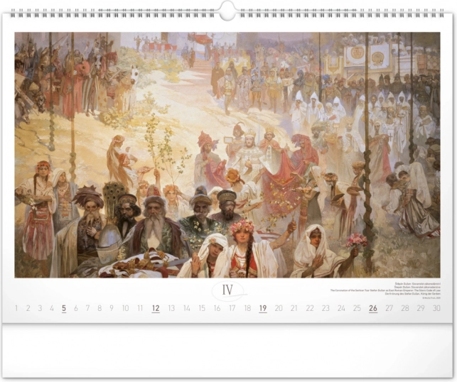 Calendario da Parete Epopea Slava 2026