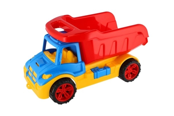 Grande Camion Ribaltabile Rosso-Verde per Bambini