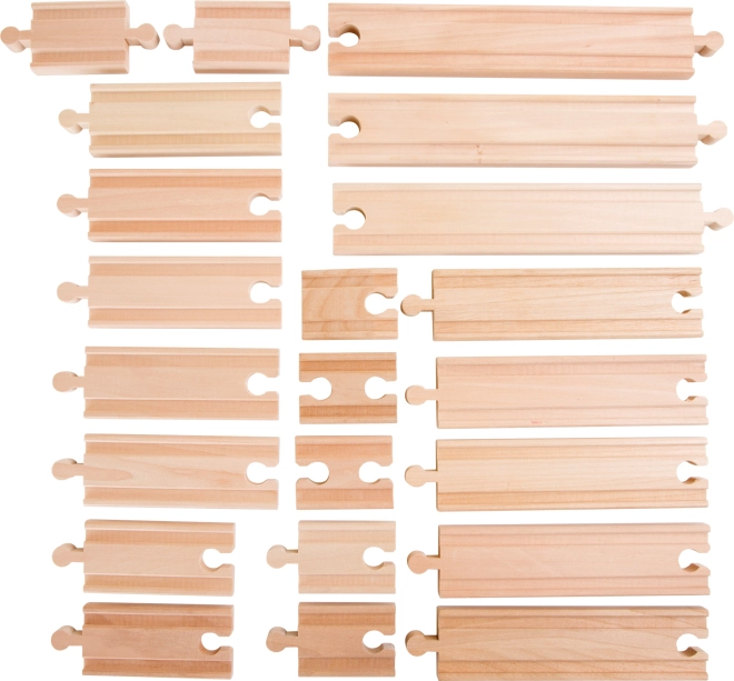 Rotaie robuste in legno