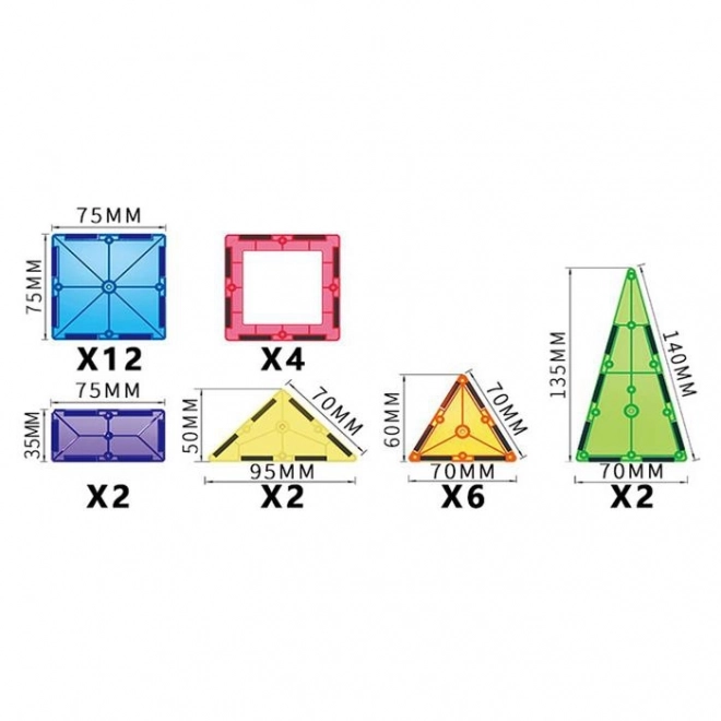 Costruzioni Magnetiche Montessori 3D di Woopie