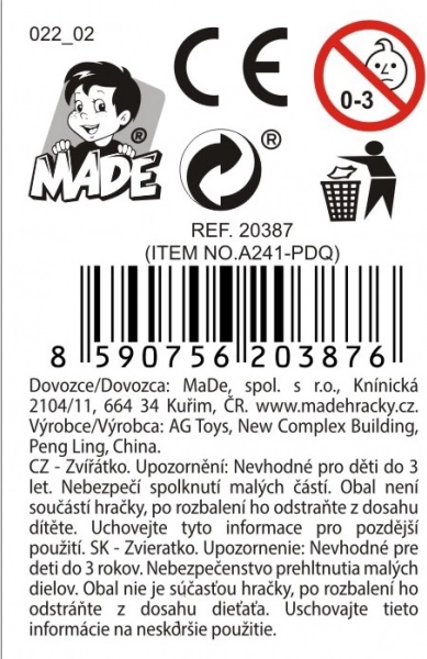 Castoro di Gomma per Bambini 7 cm - Confezione da 24 pezzi