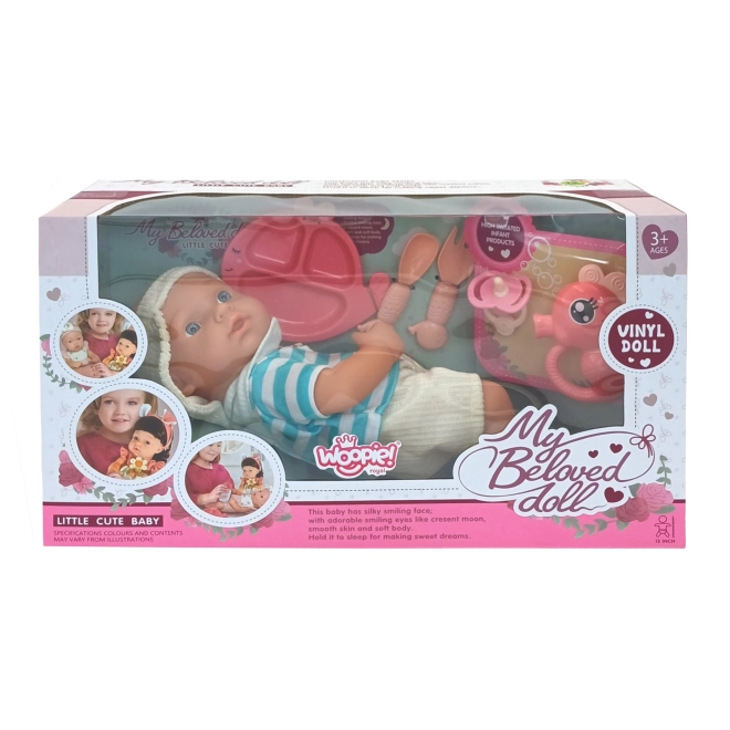 Set bambola babysitter con accessori