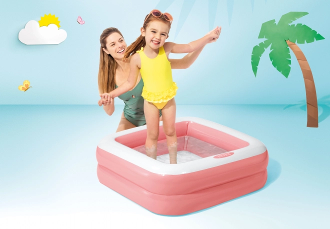 Piscina gonfiabile per bambini rosa chiaro