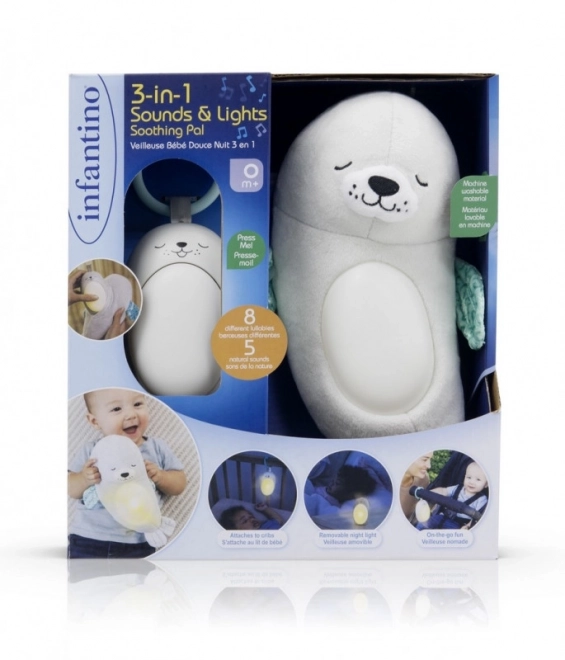 Luce notturna Infantino 3 in 1 - Foca