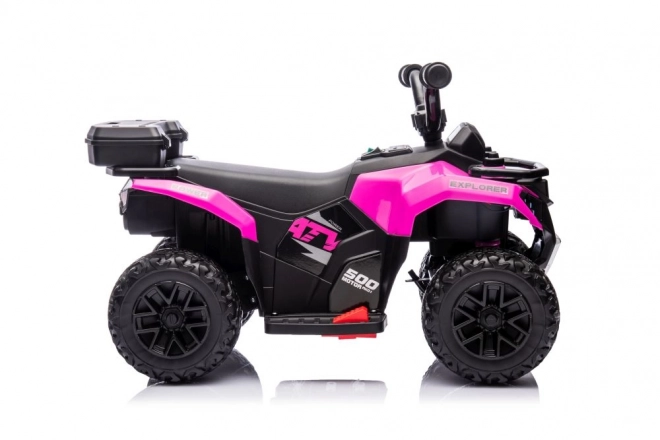 Quad elettrico per bambini explorer rosa