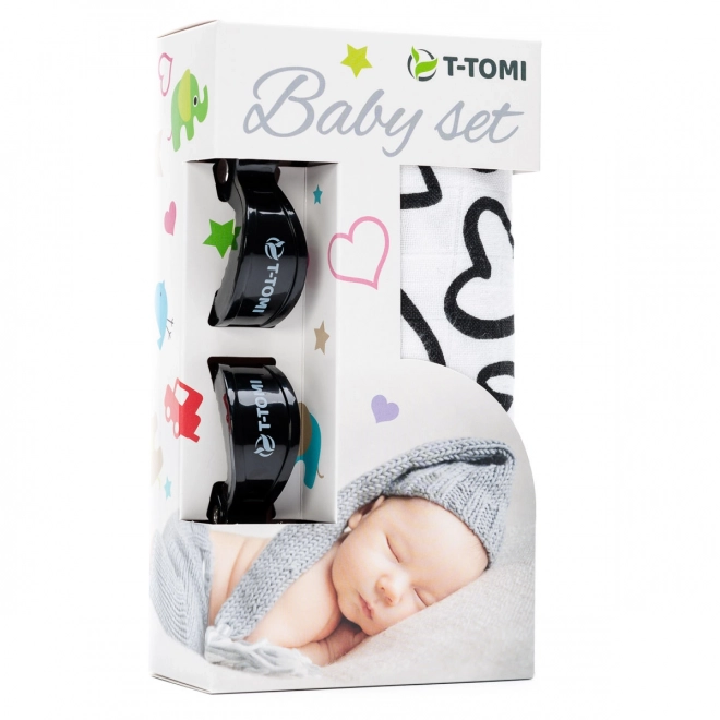 Set Baby T-Tomi Cuori Neri