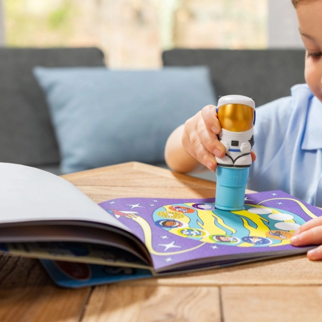 Astronauta interattivo per lettura e gioco creativi