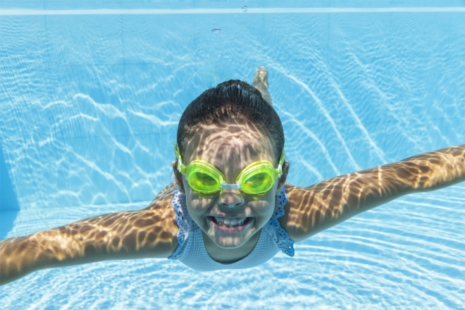 Occhialini da nuoto per bambini Hydro-Swim Bestway verdi