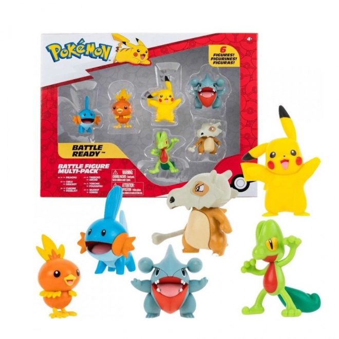 Set di 6 figurine Pokémon