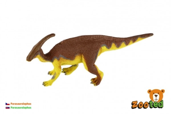 Parasaurolophus giocattolo plastica 20cm in sacchetto