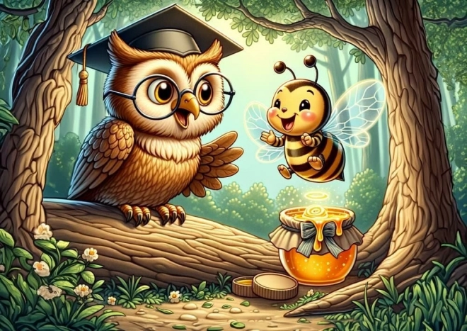 Puzzle Gufo Saggio 50 pezzi