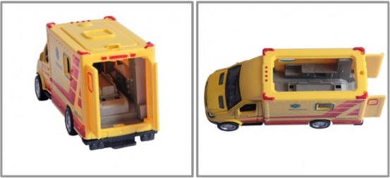 Auto Ambulanza Metallo/Plastica