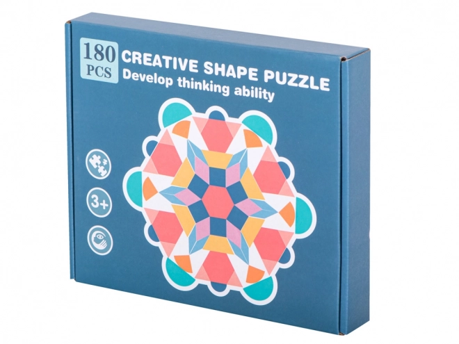 Puzzle di legno Montessori con 180 pezzi