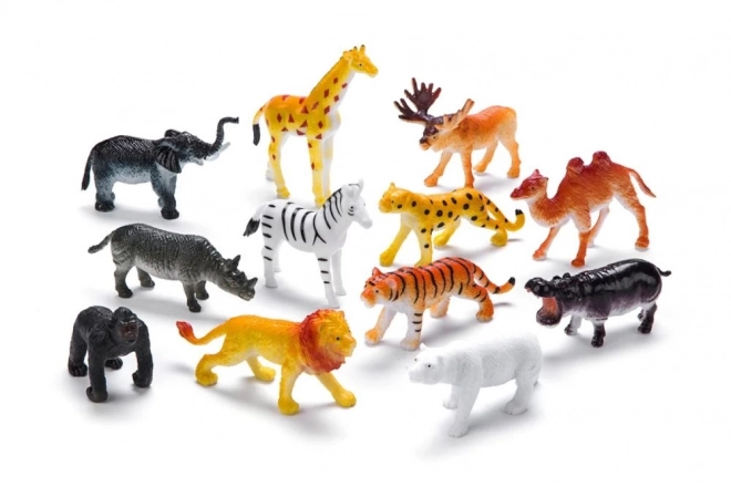 Figura Animali Selvatici FAUNICA - Set di 12 pezzi