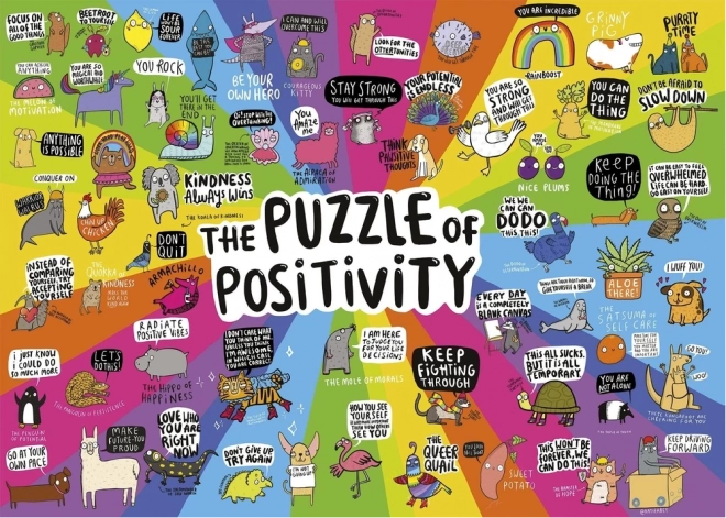 Puzzle pensiero positivo 1000 pezzi