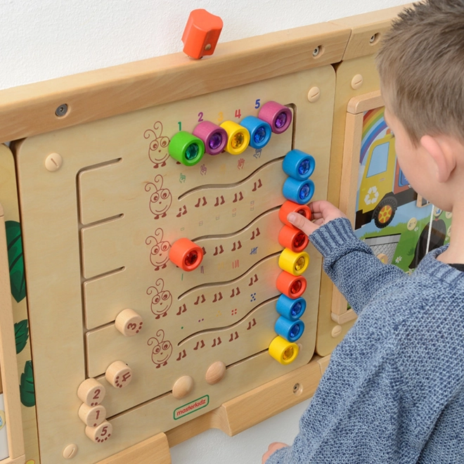 tabella educativa montessori dei numeri e colori